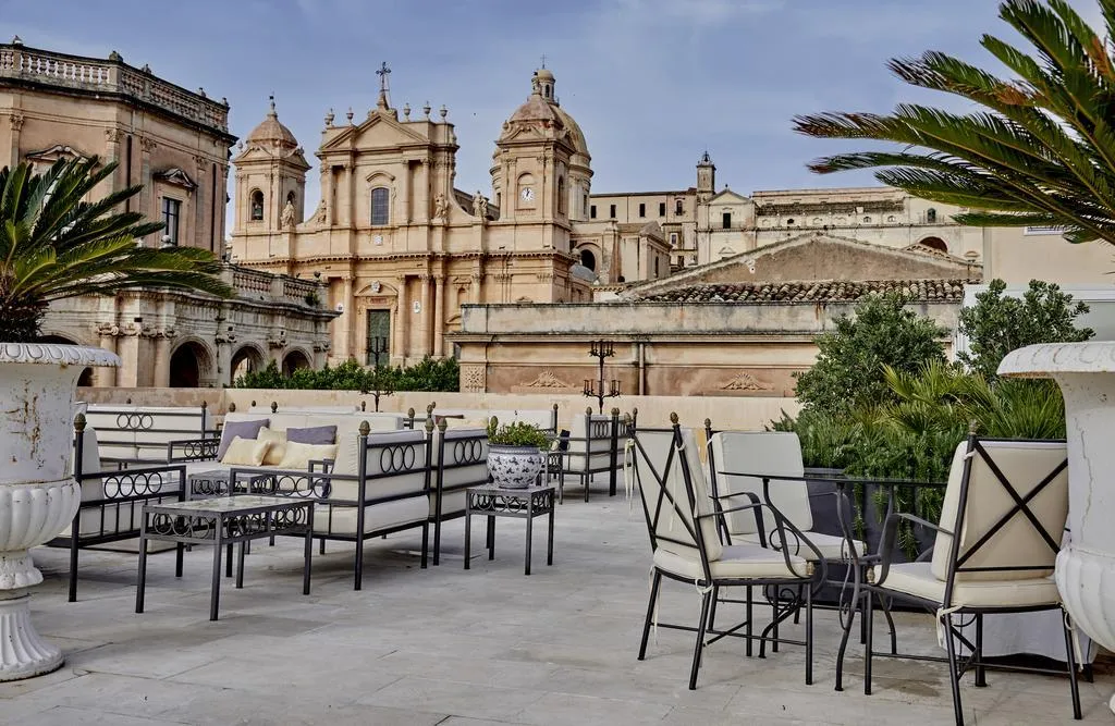 Terrace, Gagliardi Boutique Hotel, Noto, Catania