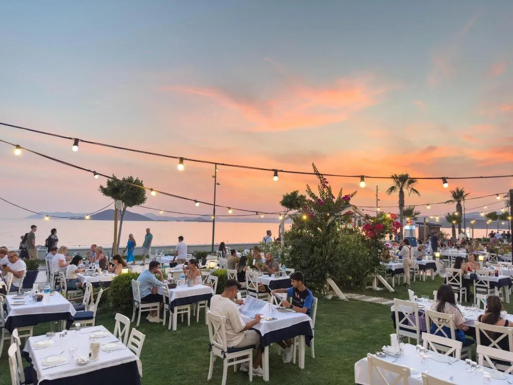 Restaurant, Uras Beach Hotel, Dalaman