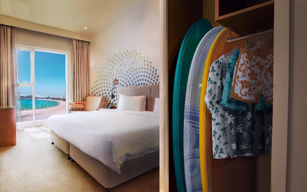 DOUBLE SINGLE USE SEA VIEW Room, Rove La Mer Beach, Jumeirah, Dubai