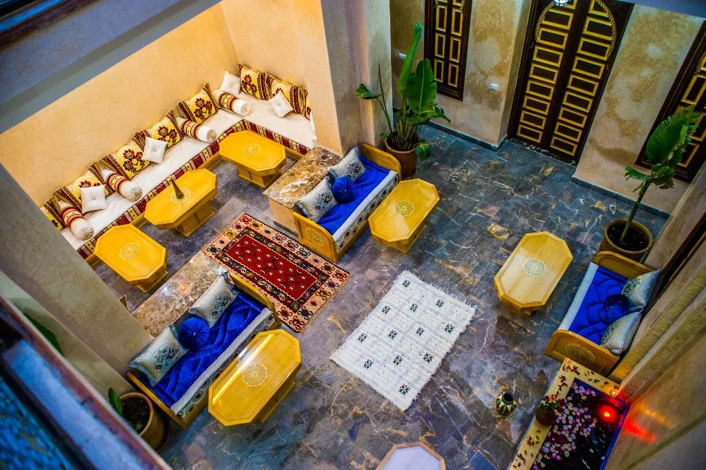Lobby, Riad Qamar, Marrakech