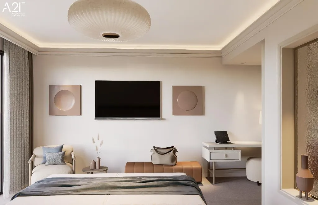 DOUBLE DELUXE SEA VIEW Room, Aegean Melathron Thalasso Spa, Halkidiki