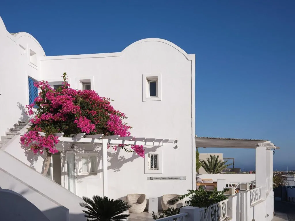 Terrace, Loizos Apartments, Santorini
