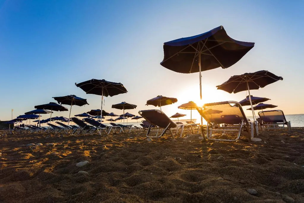 Beach, Blue Sea Holiday Village, Rhodes