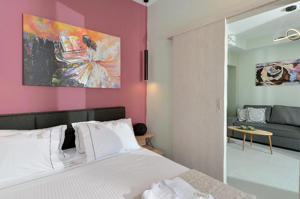 JUNIOR SUITE ONE BEDROOM Room, Swan Paradise Residences, Kalamata