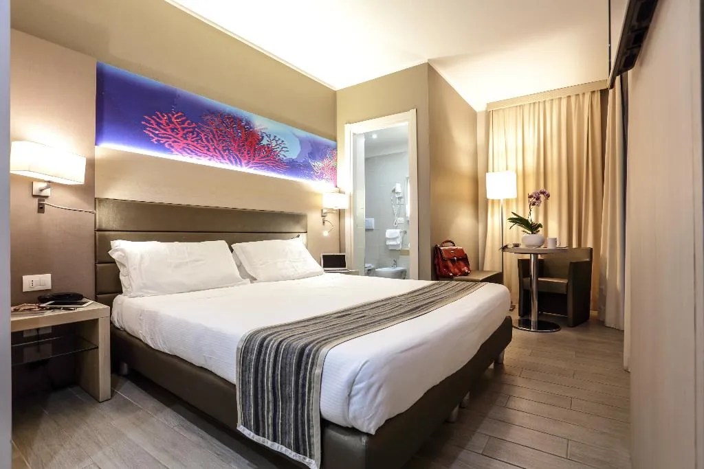 DOUBLE DELUXE SEA VIEW WITH BALCONY Room, Alma di Alghero Hotel, Alghero