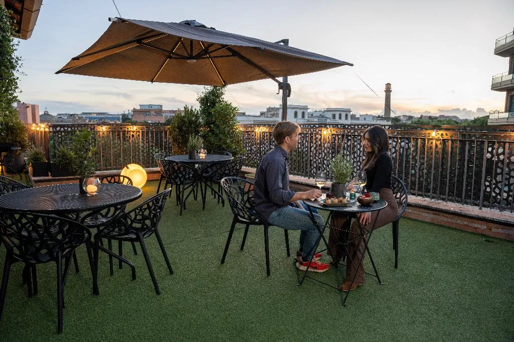 Terrace, Best Western Plus Globus Hotel, Rome