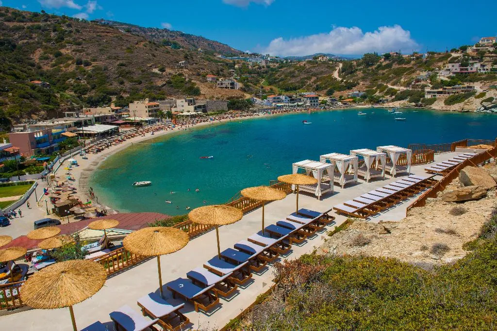 Beach, Lygaria Beach Hotel, Crete