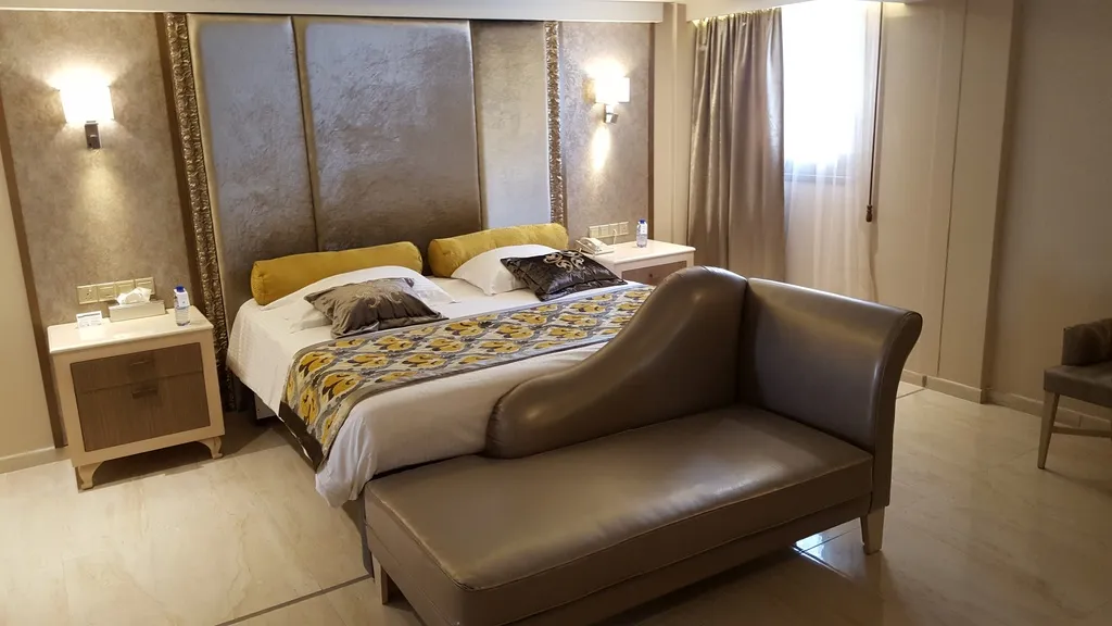 SUITE QUEEN SIZE BED Room, Adams Beach Hotel, Cyprus