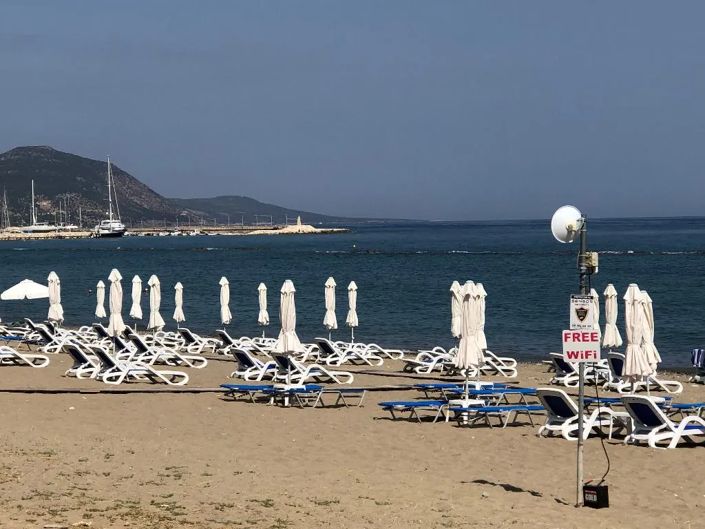 Beach, Droushia Heights Hotel, Cyprus