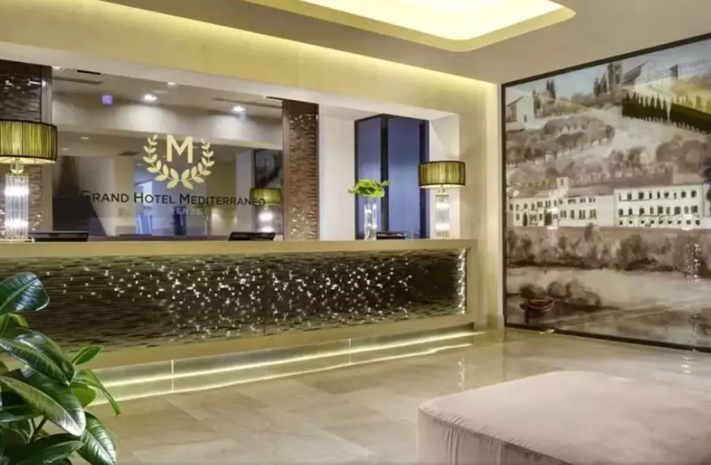 Lobby, Grand hotel Mediterraneo, Florence