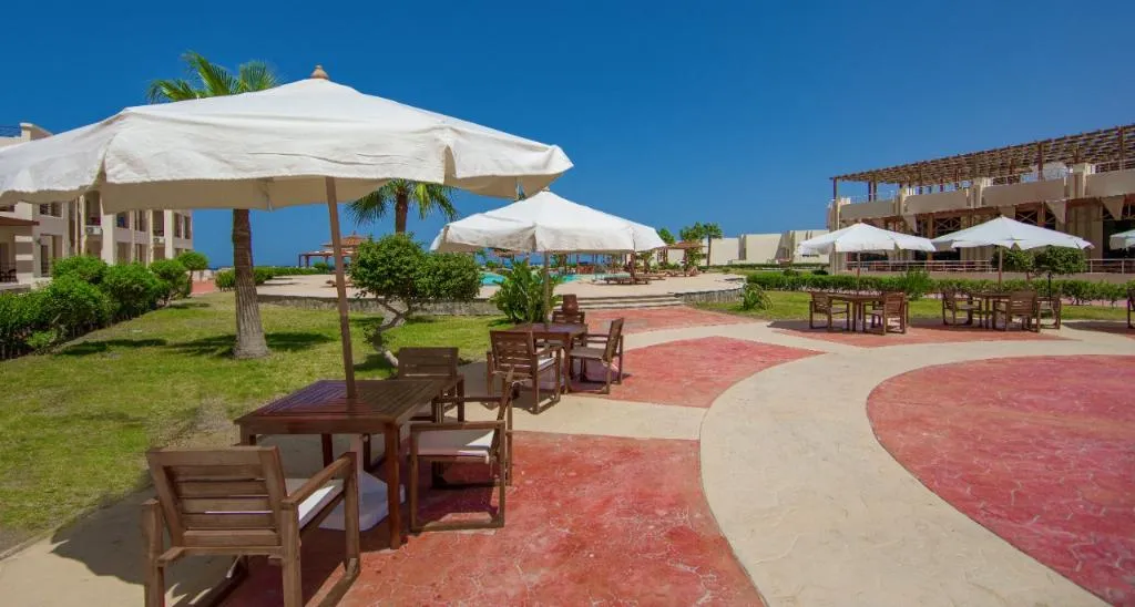 Terrace, New Eagles Resort & Aqua Park, Red Sea Riviera