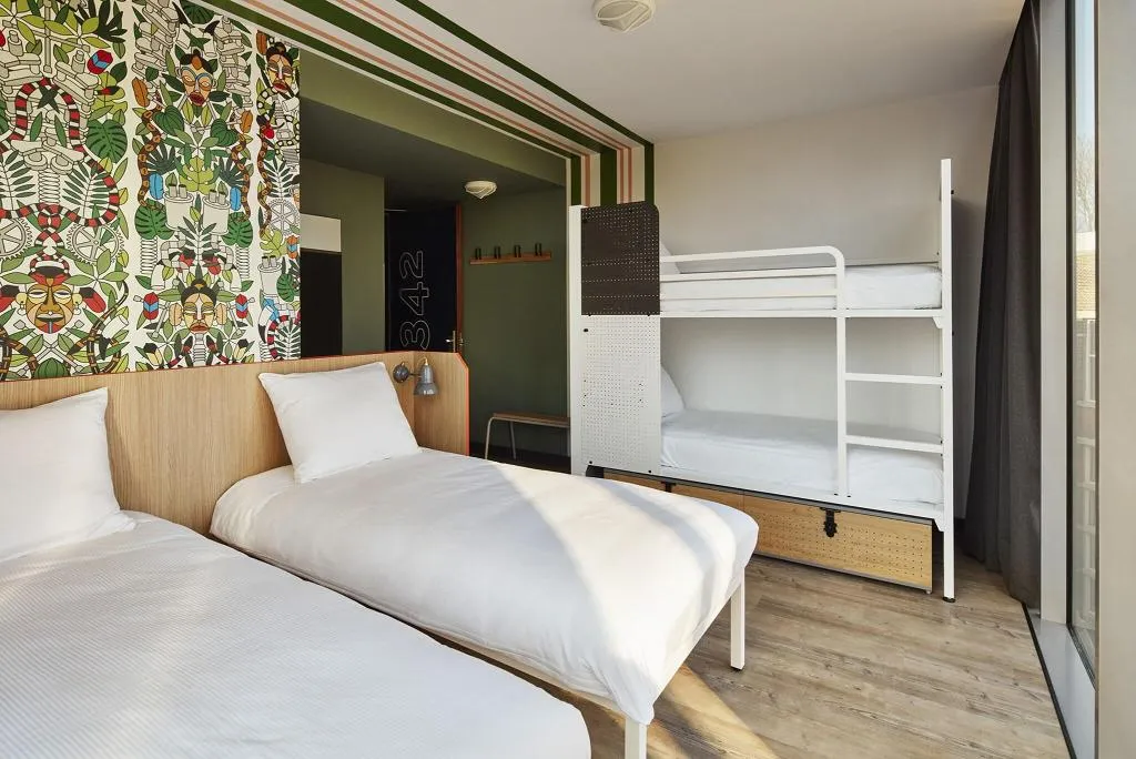 Bed in dormitory DELUXE Room, Generator Amsterdam, Amsterdam