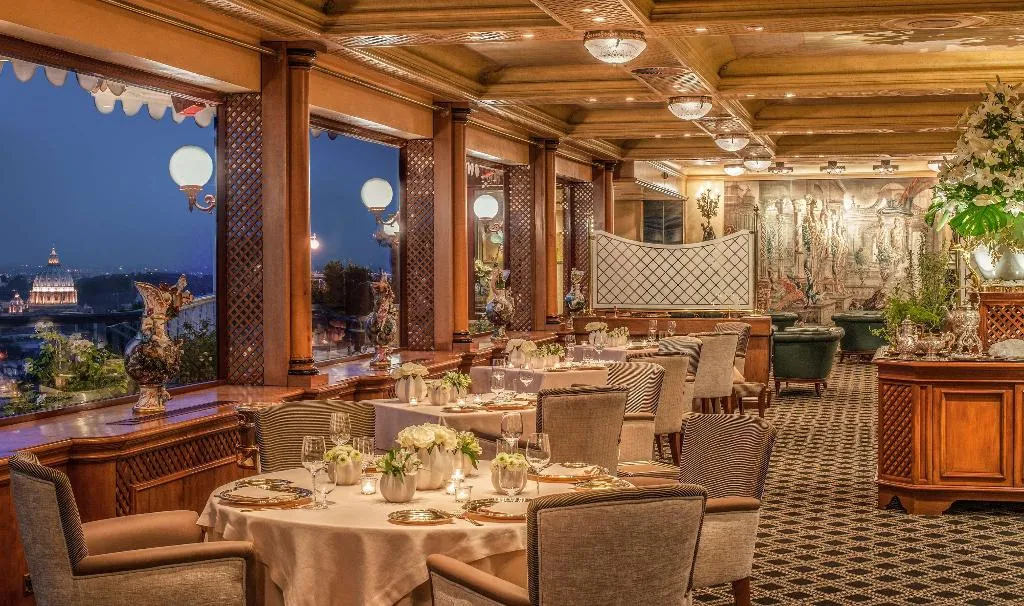 Restaurant, Rome Cavalieri, A Waldorf Astoria Hotel, Rome