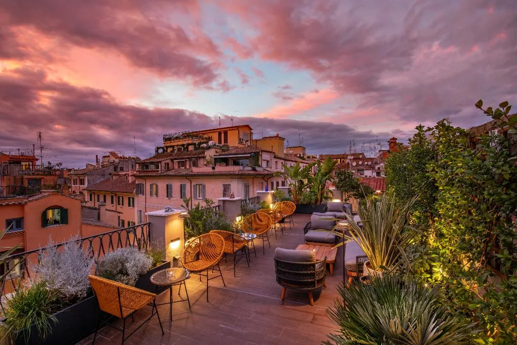 Terrace, Condotti Boutique Hotel, Rome