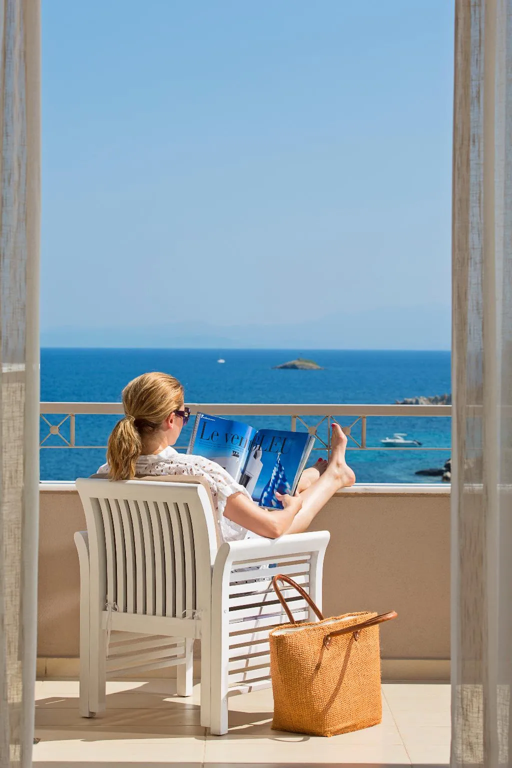 DOUBLE DELUXE SEA VIEW Room, Kassandra Bay Resort, Suites & SPA, Skiathos