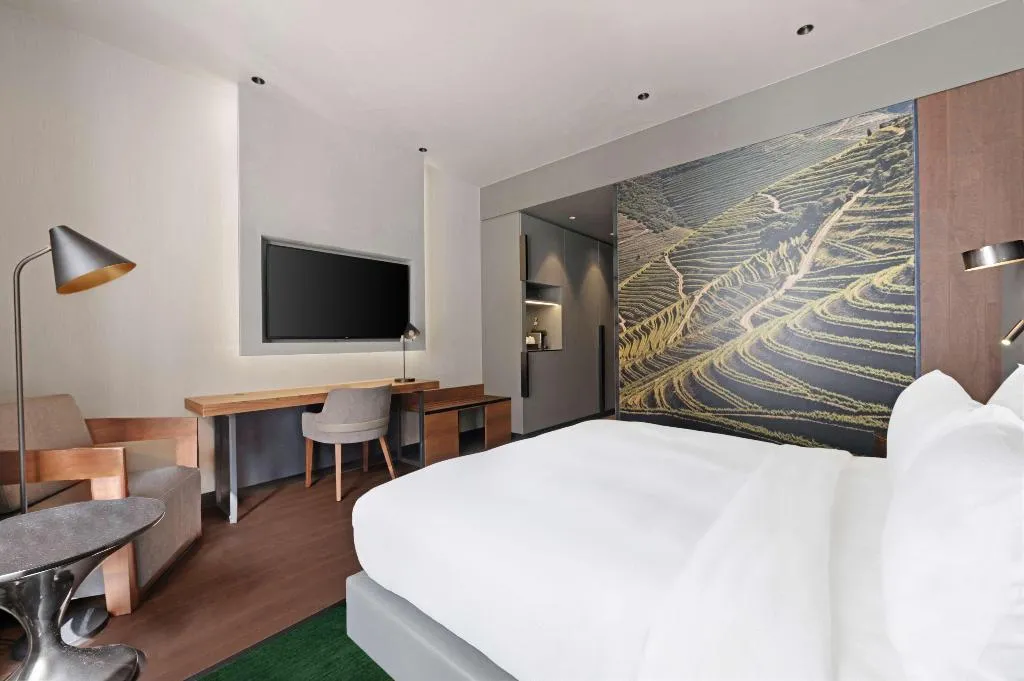 DOUBLE GUEST ROOM KING BED Room, Hilton Porto Gaia, Porto
