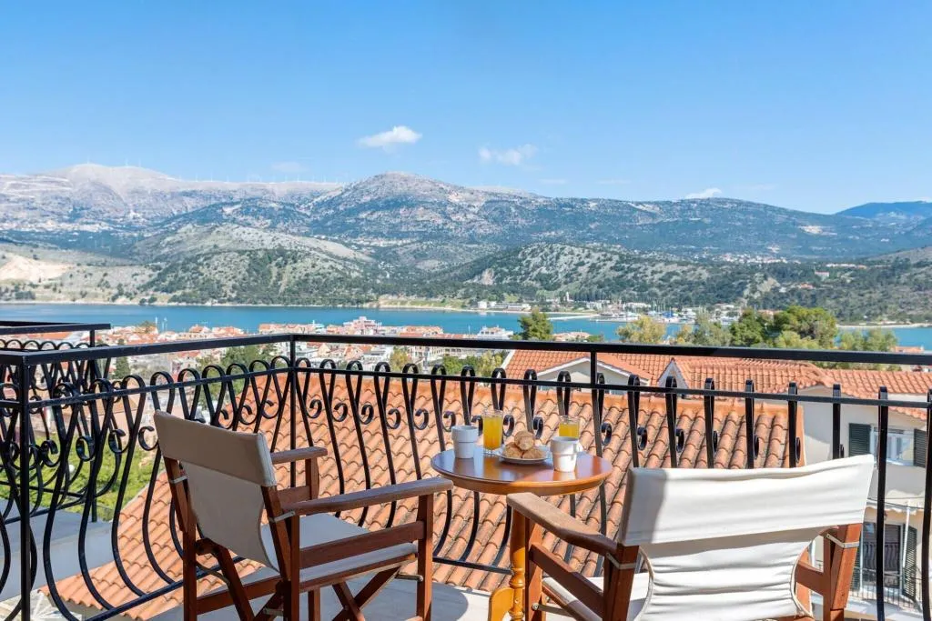 Terrace, Europe Hotel, Kefallinia