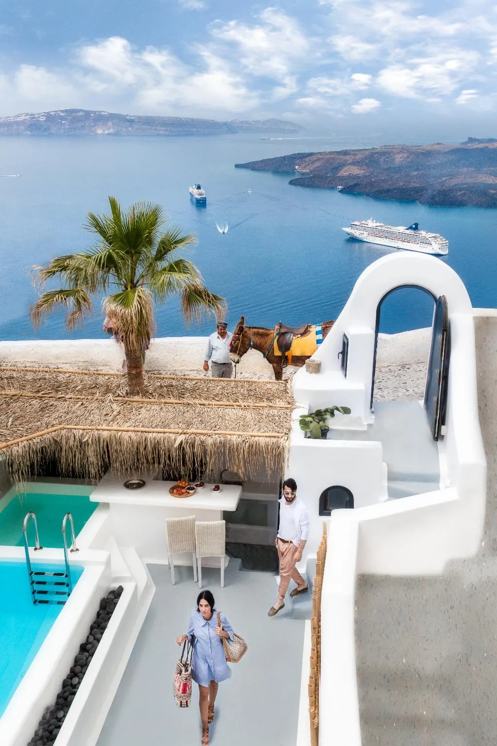 Terrace, Opera Mansion Santorini, Santorini