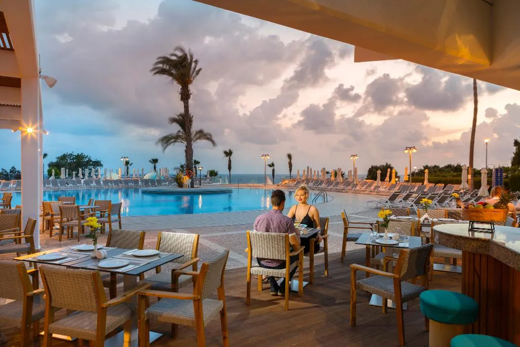 Restaurant, Leonardo Laura Beach And Splash Resort, Cyprus