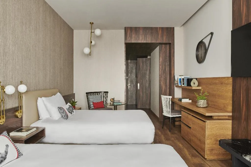 Room TWO DOUBLE BEDS Room, Hyatt Centric Gran Via Madrid, Madrid