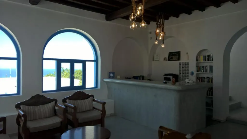 Lobby, Laokasti Villas, Santorini
