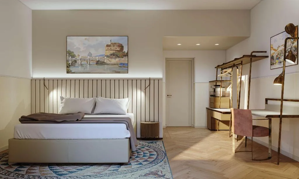 DOUBLE SUPERIOR Room, Cosmopolita Hotel Rome, Tapestry Collection by Hil, Rome