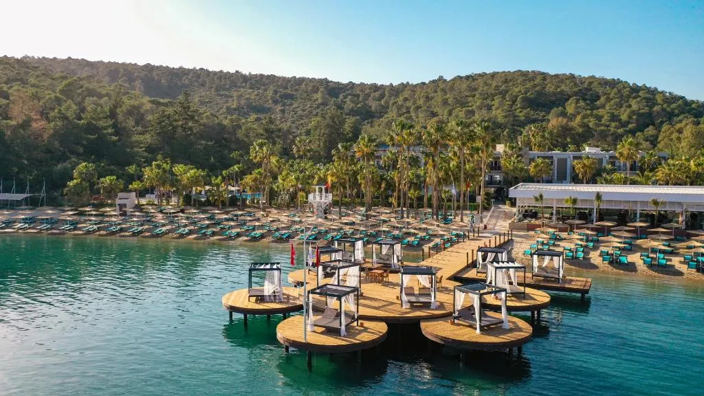 Beach, Green Bay Resort, Bodrum