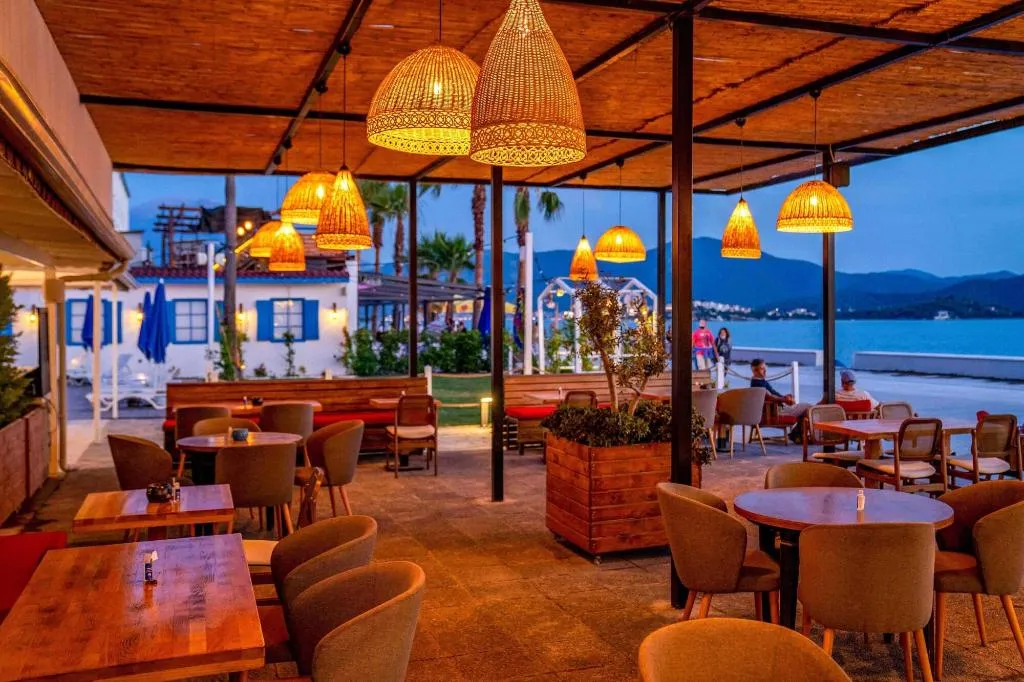 Restaurant, Uras Beach Hotel, Dalaman