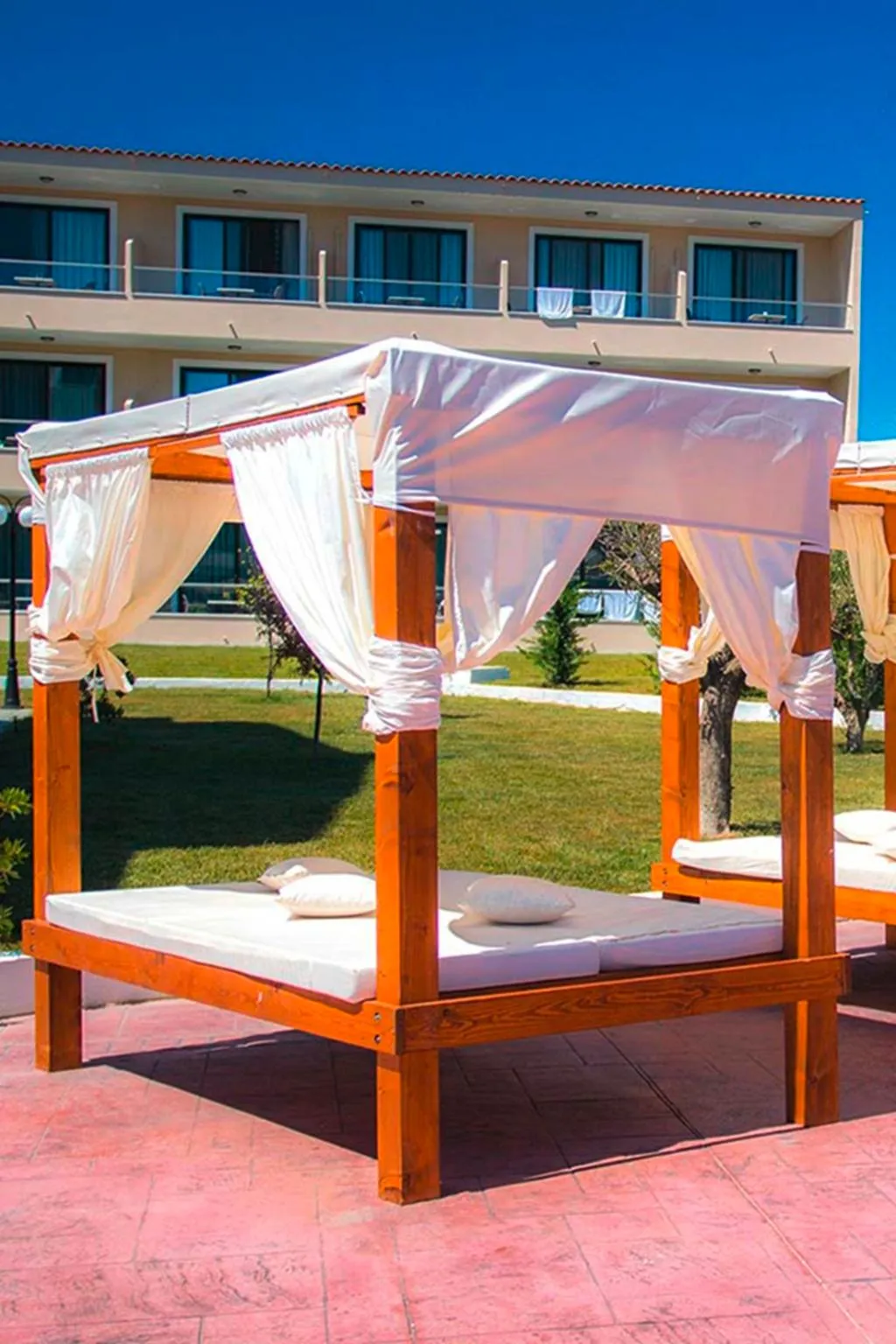 Terrace, Angela Beach Hotel, Corfu