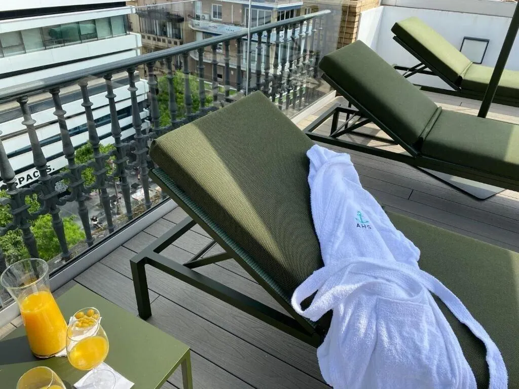 Terrace, Aquitania Home Suites, Seville