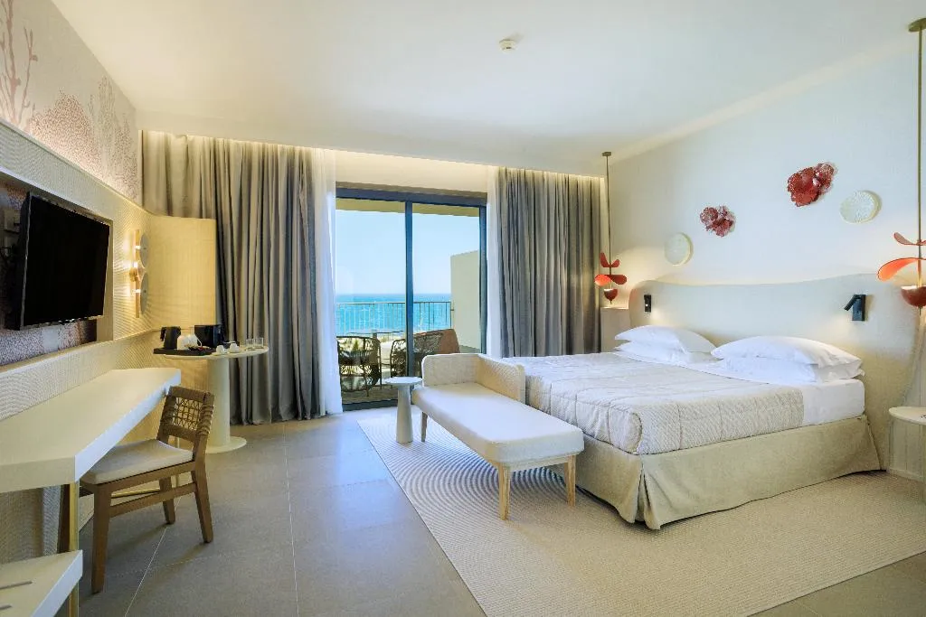 JUNIOR SUITE SEA VIEW Room, Mangia's Torre del Barone Resort, Catania