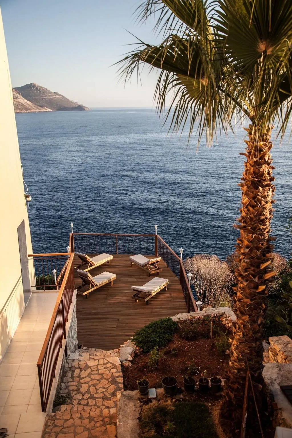 Terrace, Sunset Villa Hotel, Dalaman