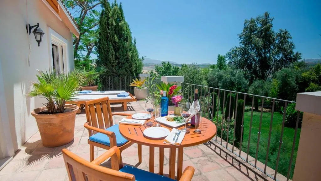 Terrace, Hotel La Fuente De La Higuera, Costa Del Sol