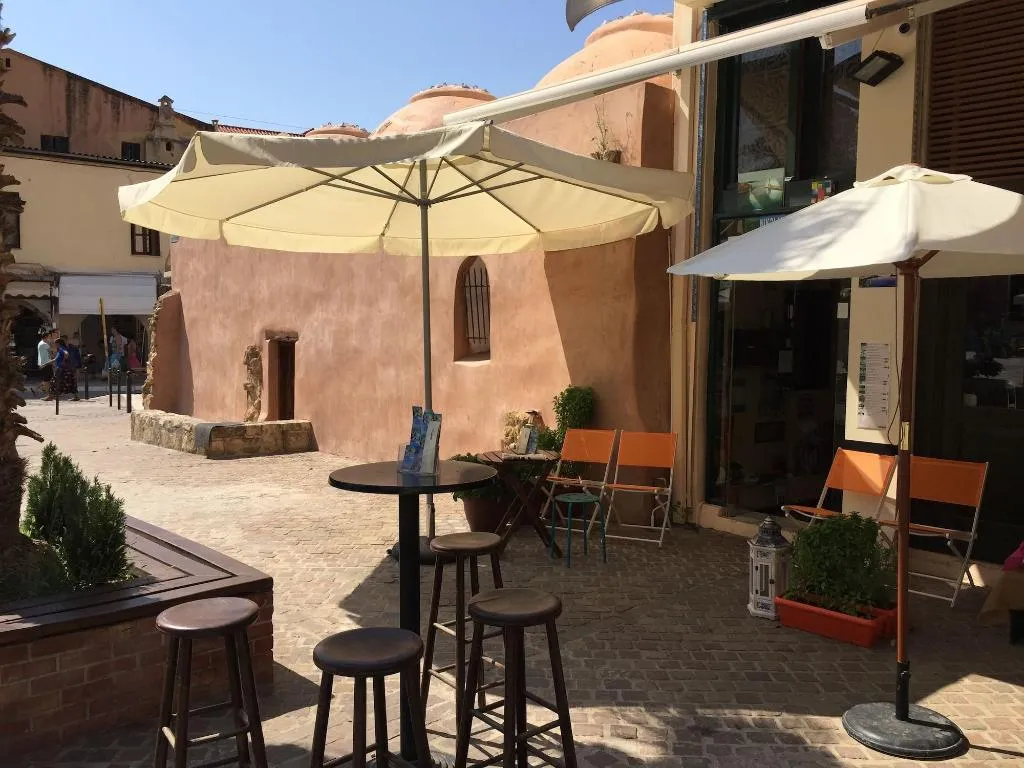 Terrace, Nikolas Rooms, Crete