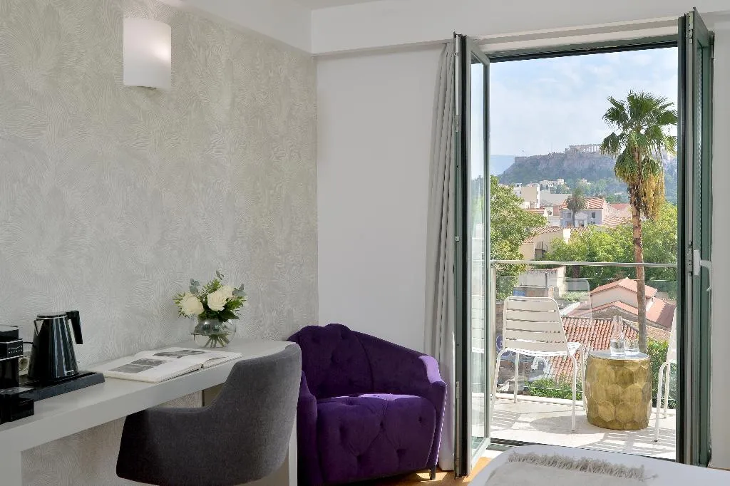 SINGLE DELUXE WITH VIEWS Room, Athenaeum Eridanus Luxury Hotel, Athens