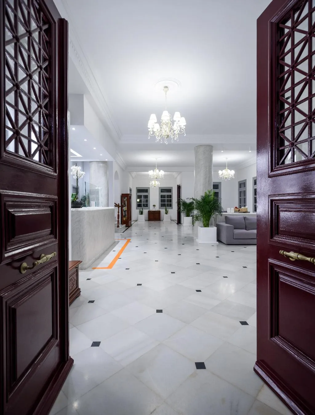 Lobby, Veggera Hotel, Santorini
