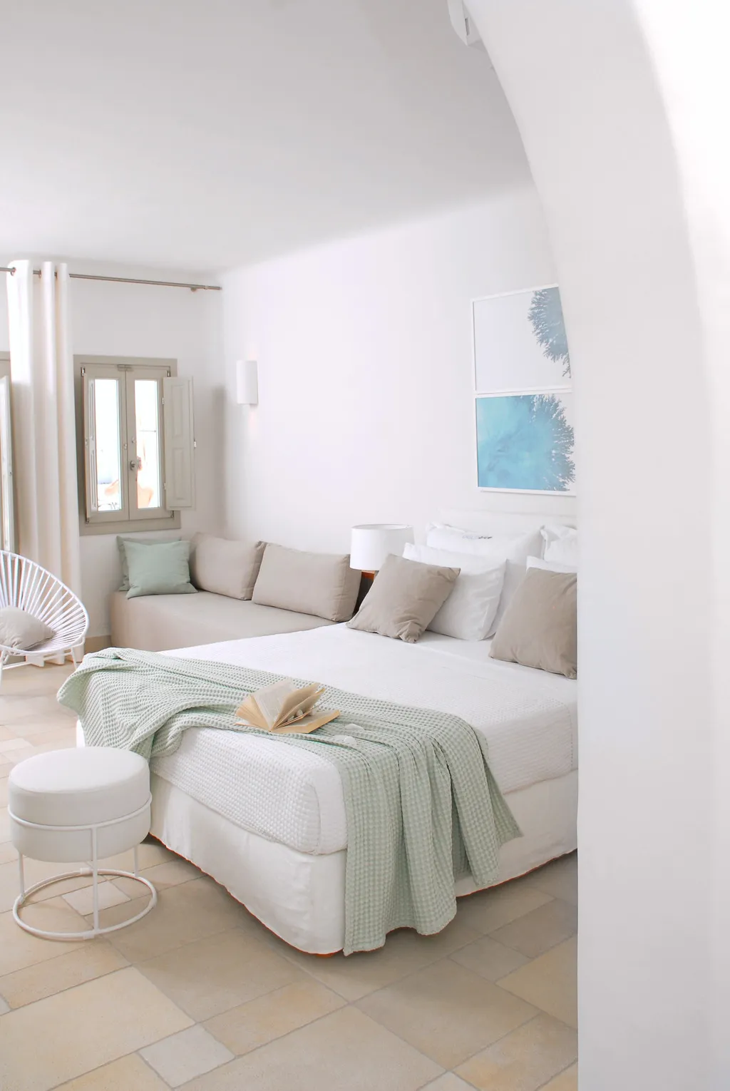 Room, Aqua Blue Beach Hotel, Santorini