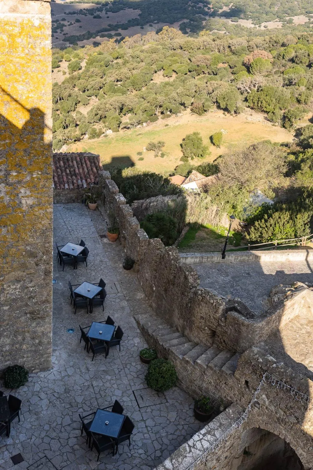 Terrace, Hotel Castillo de Castellar, Costa Del Sol