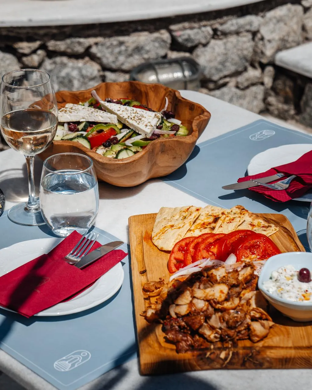 Restaurant, Pelican Bay Art, Mykonos
