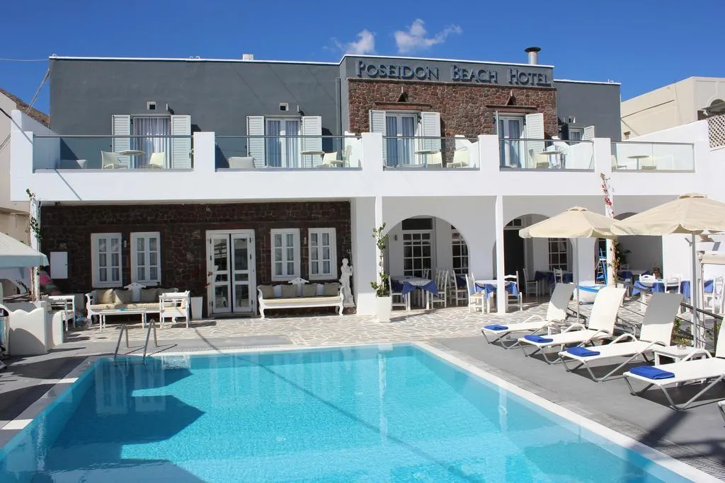 General view, Poseidon Beach Hotel, Santorini