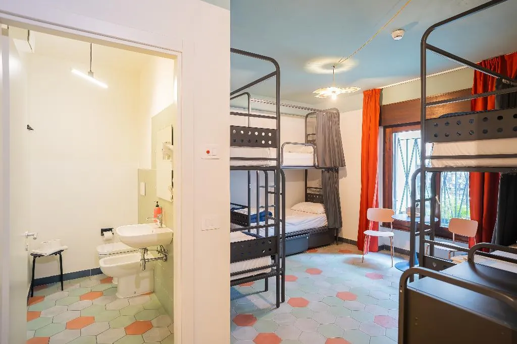 Bed in dormitory BUNK BED Room, Ostello Bello Milan Duomo, Milan