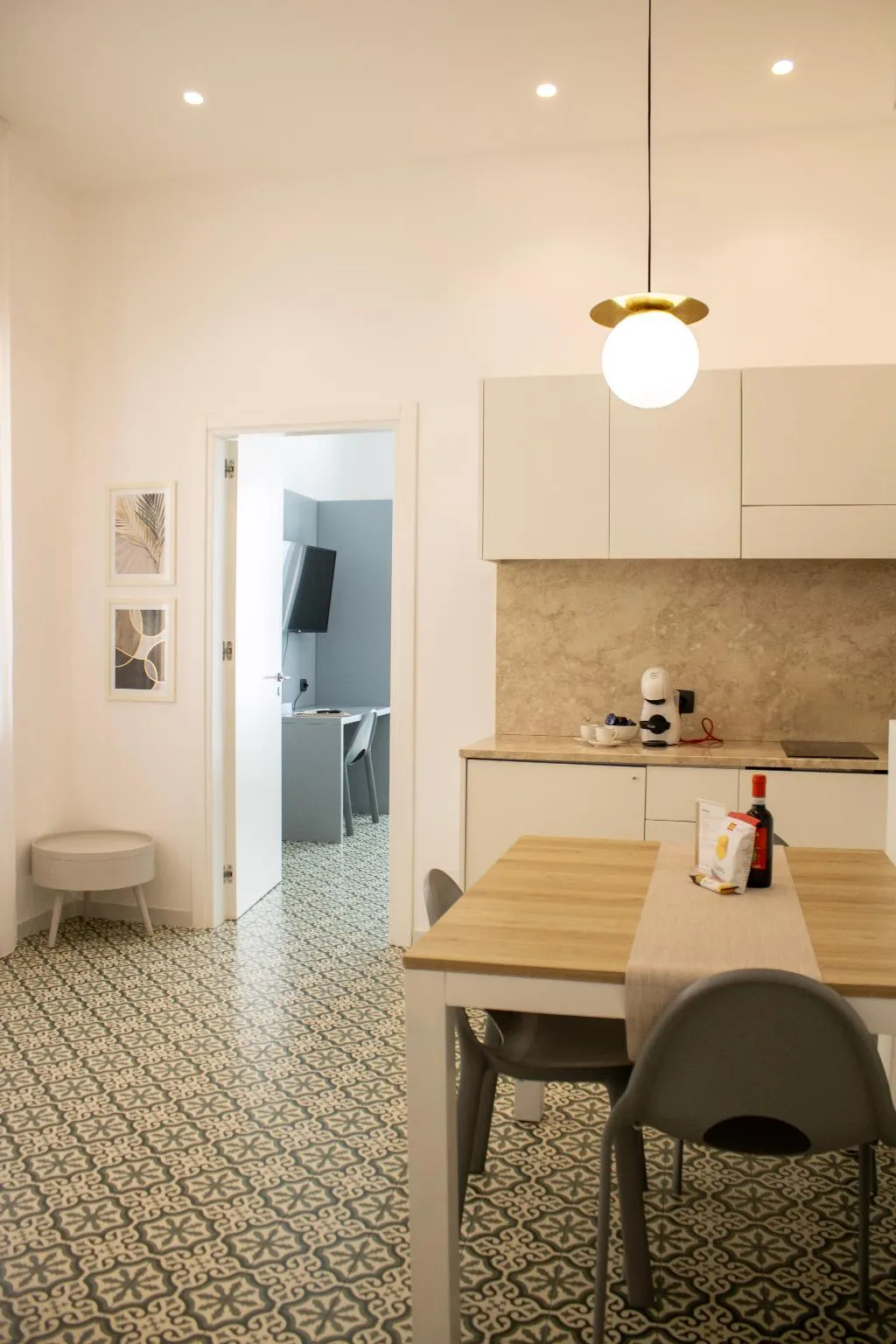 TRIPLE DELUXE WITH TERRACE Room, Badia Nuova Apart Hotel, Palermo