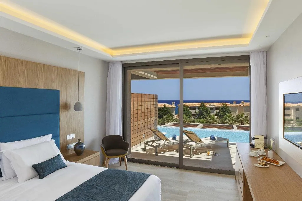 DOUBLE DELUXE SIDE SEA VIEW Room, Atlantica Imperial Resort, Rhodes