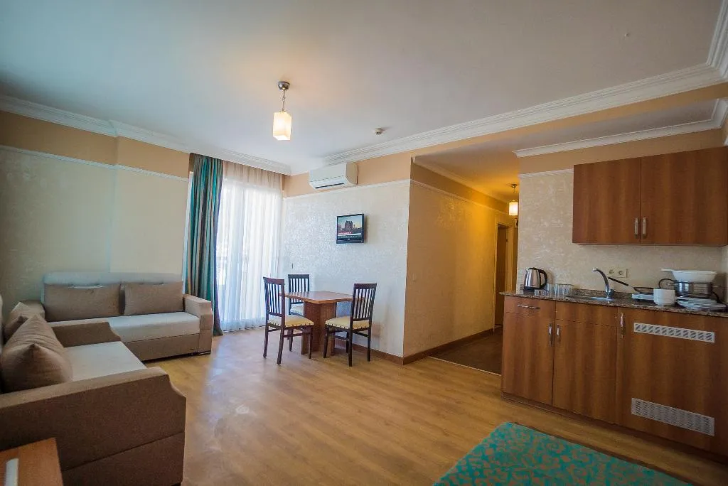 APARTMENT CAPACITY 4 ONE BEDROOM Room, Cleopatra Tac Hotel, Antalya