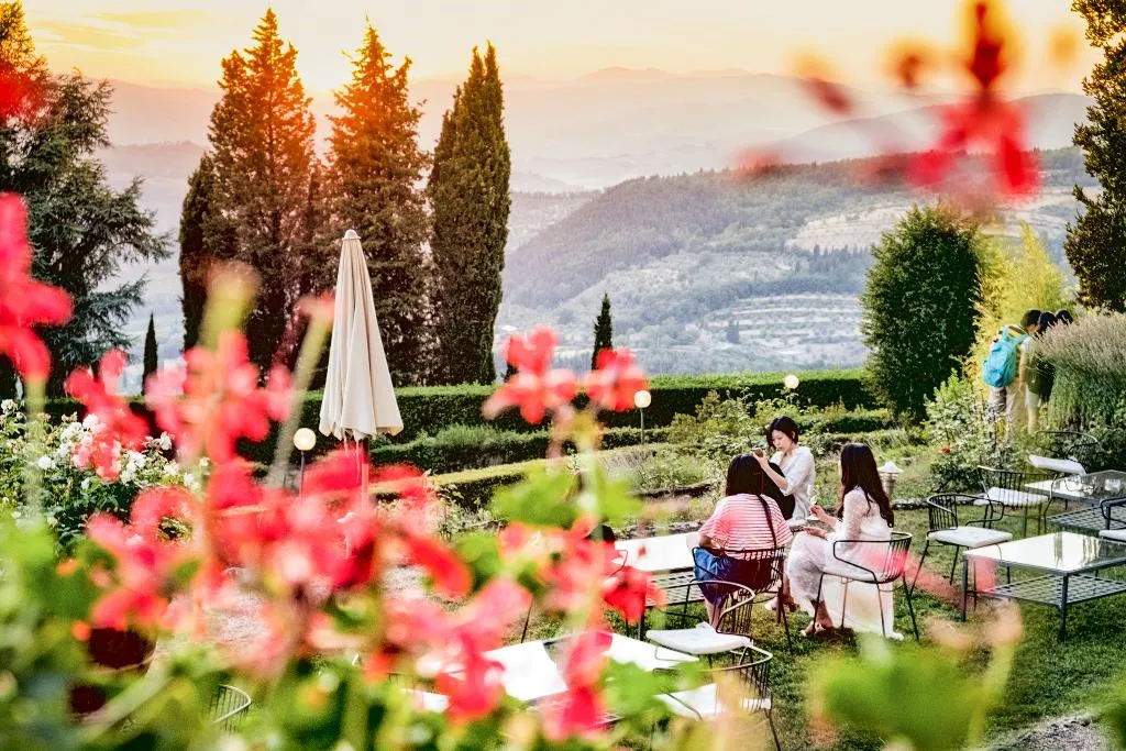 Terrace, Villa Pitiana, Florence