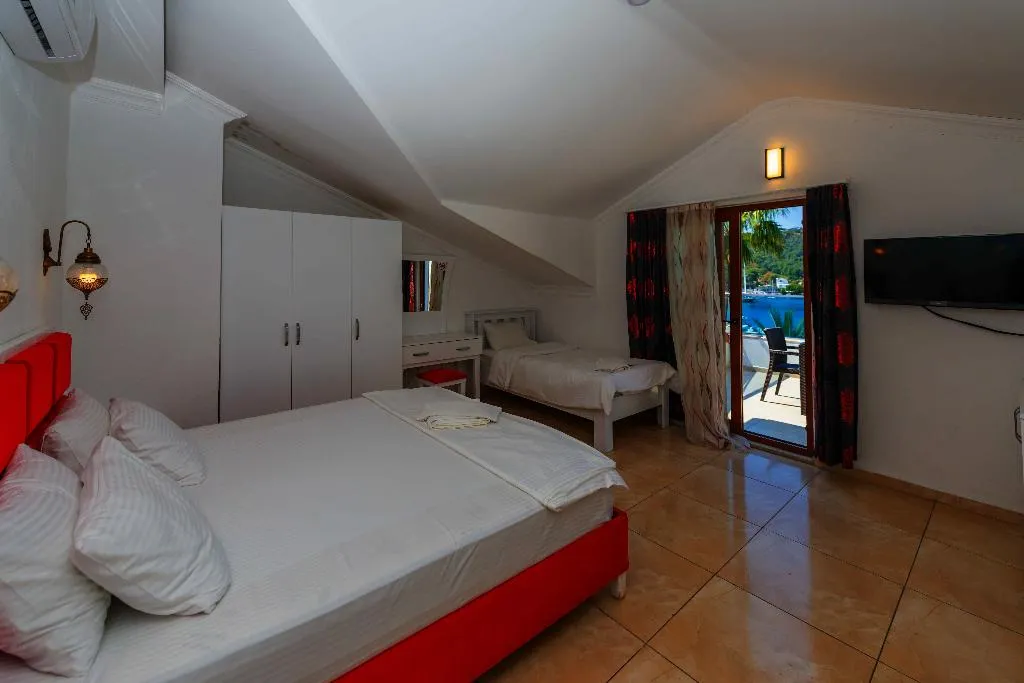DOUBLE DELUXE OCEAN VIEW ONE BEDROOM Room, Cennet Life Hotel, Dalaman