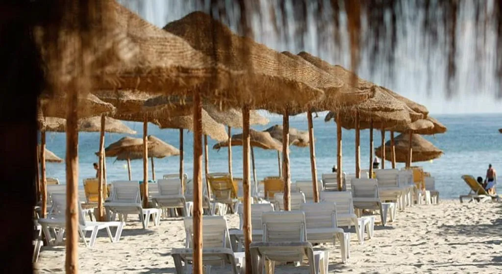 Beach, Jerba Sun Club, Tunisia