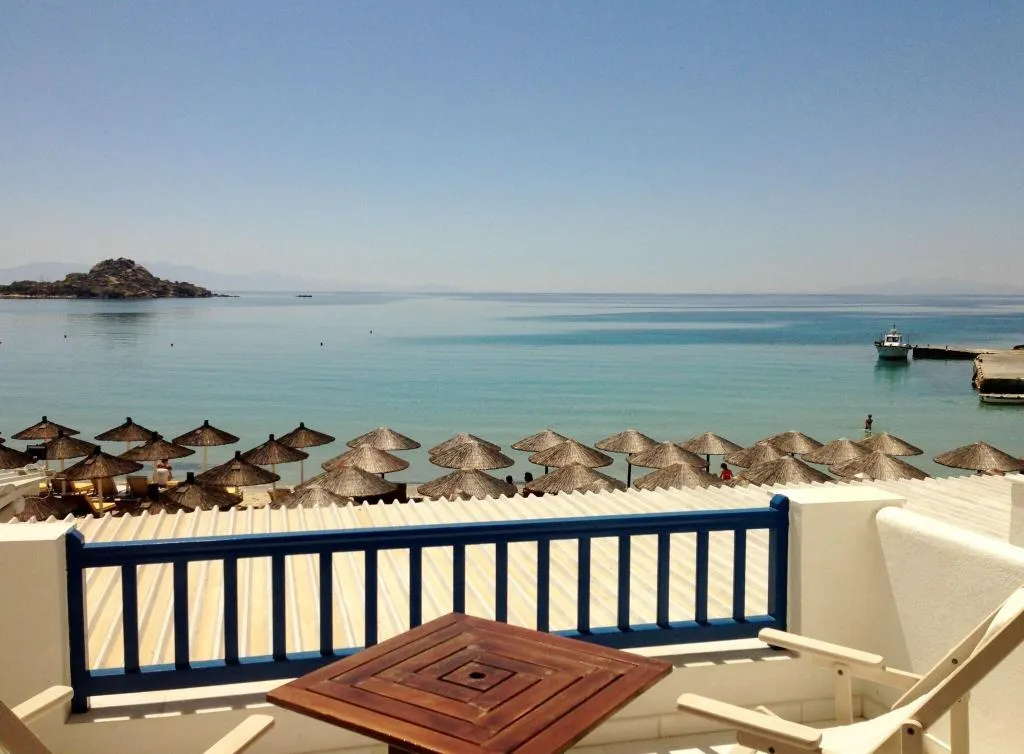 DOUBLE DELUXE SEA VIEW WITH BALCONY Room, Acrogiali, Mykonos