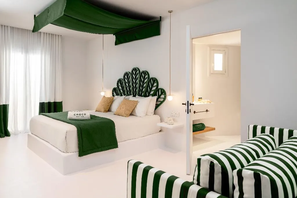 DOUBLE DELUXE SIDE SEA VIEW Room, Croco Mykonos, Mykonos
