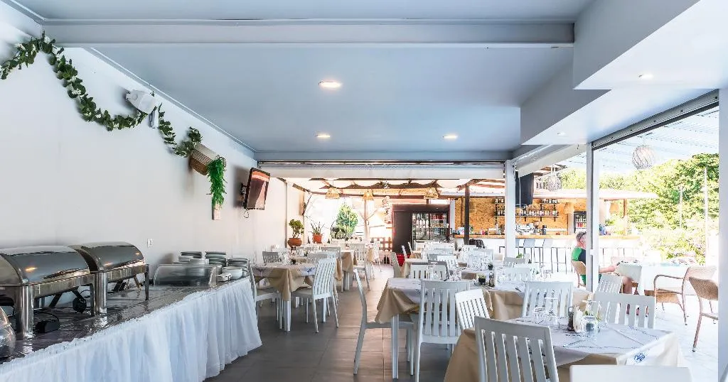 Restaurant, Saint Peter Bay Aparthotel, Corfu